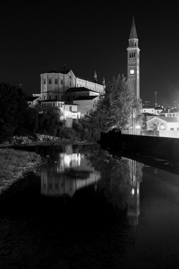 Pieve di Soligo by night.